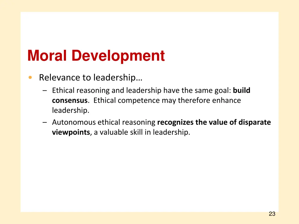 moral development 8