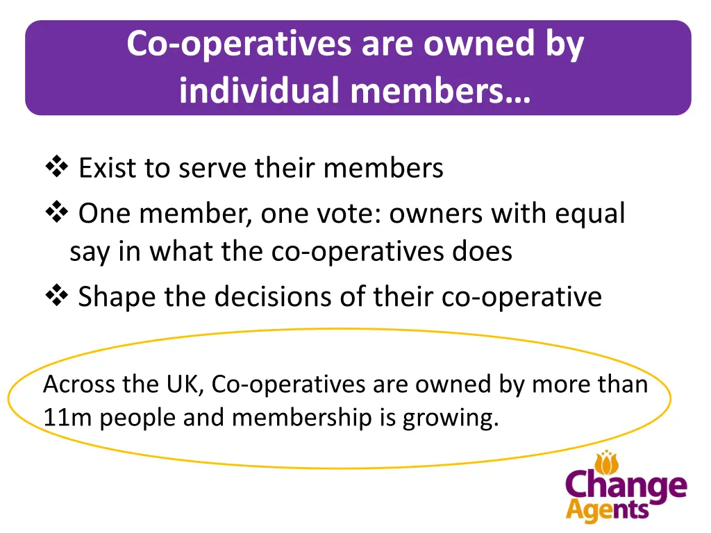 co operatives are owned by individual members