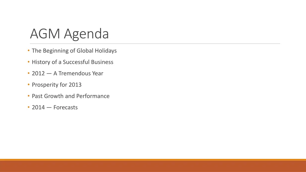 agm agenda