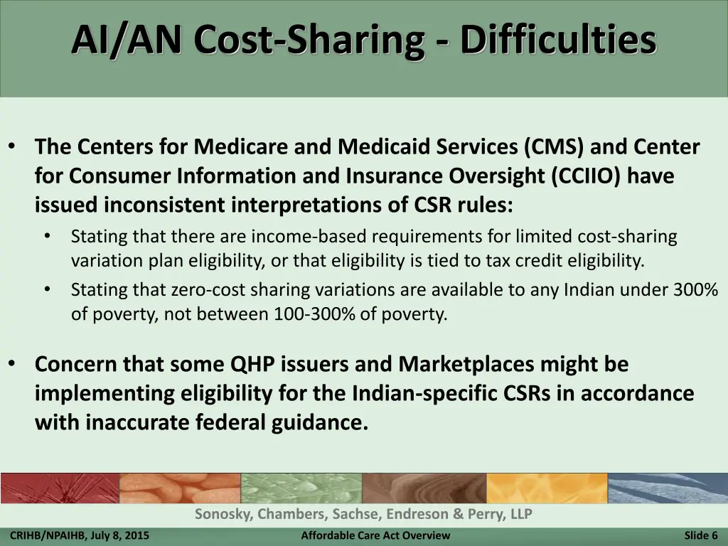 ai an cost sharing difficulties