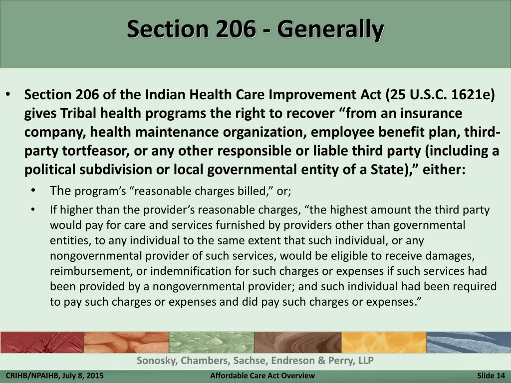 section 206 generally