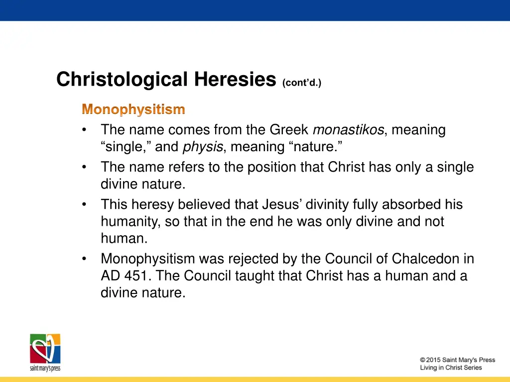 christological heresies cont d 4