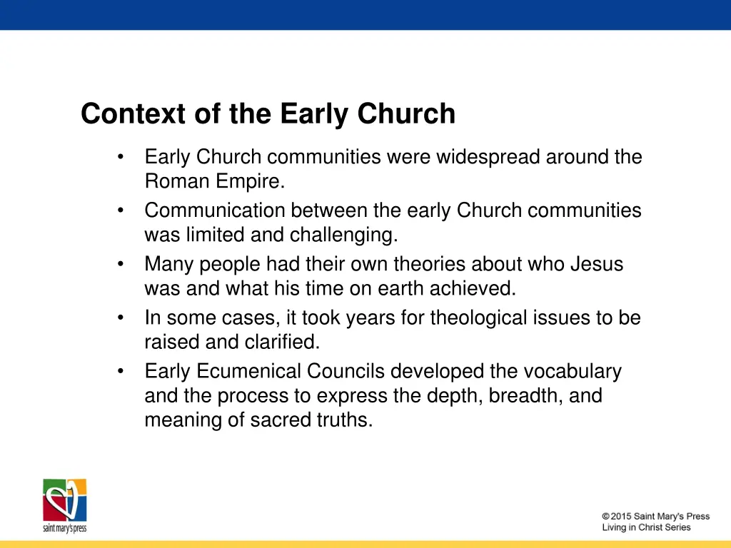context of the early church