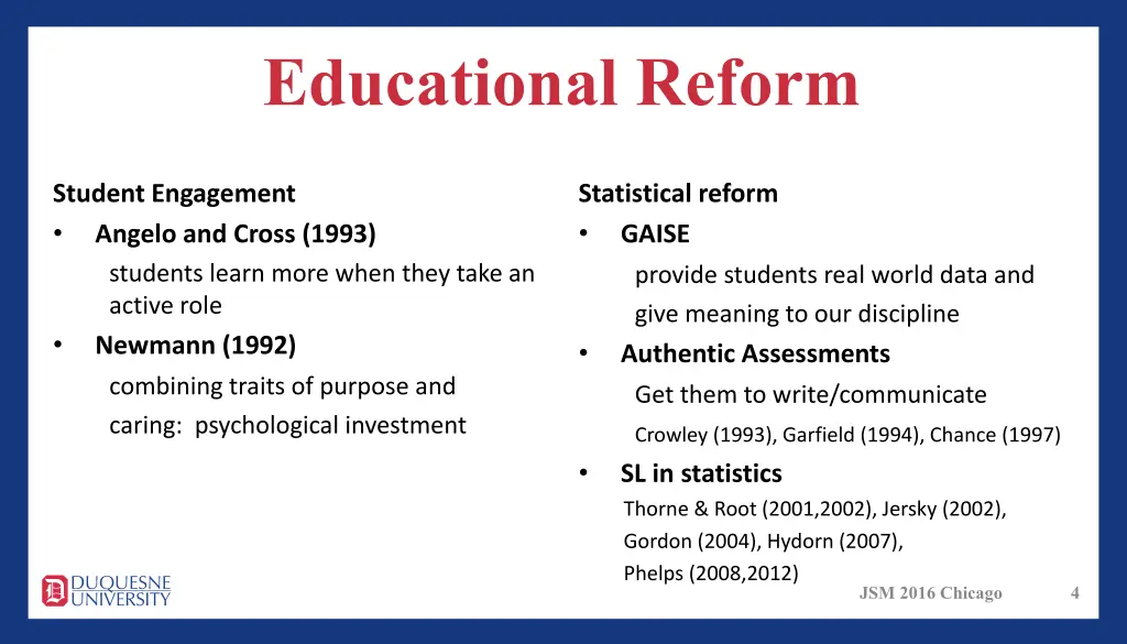 educational reform