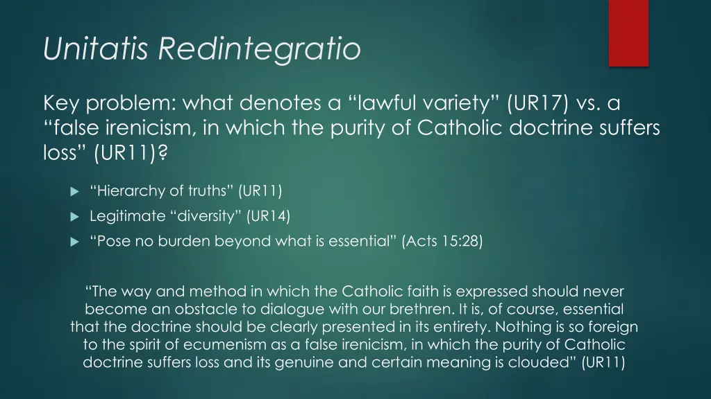 unitatis redintegratio 4