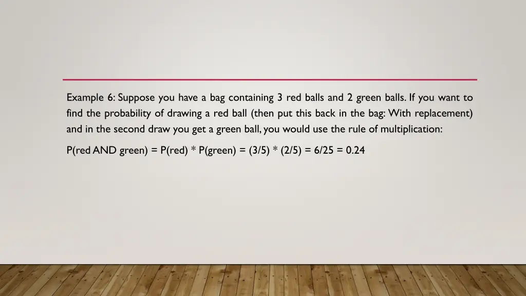 example 6 suppose you have a bag containing