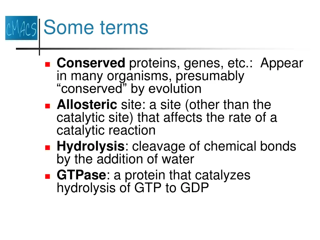some terms