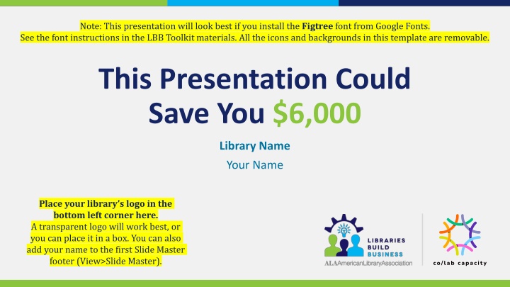 note this presentation will look best