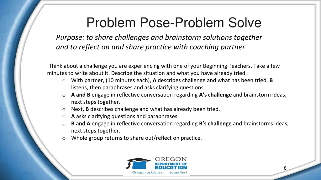 problem pose problem solve