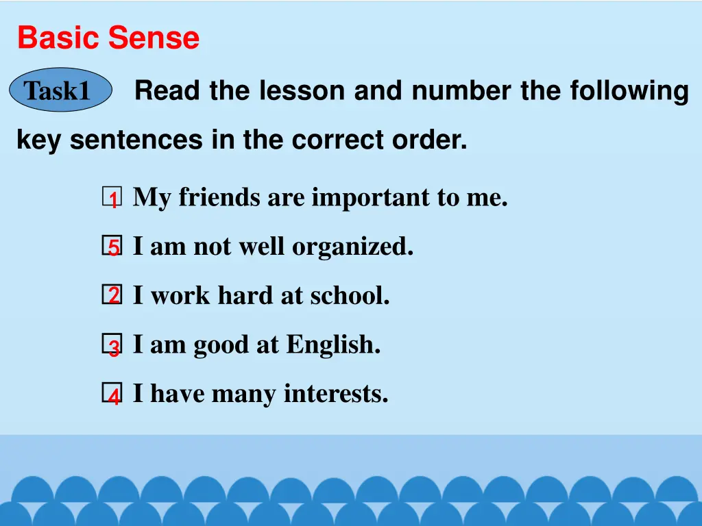 basic sense