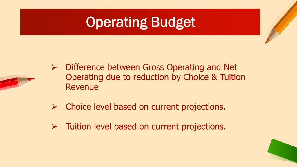 operating budget operating budget 2