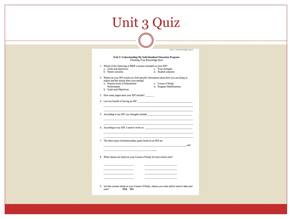 unit 3 quiz