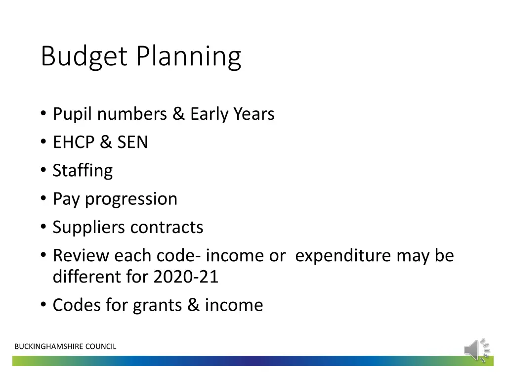 budget planning