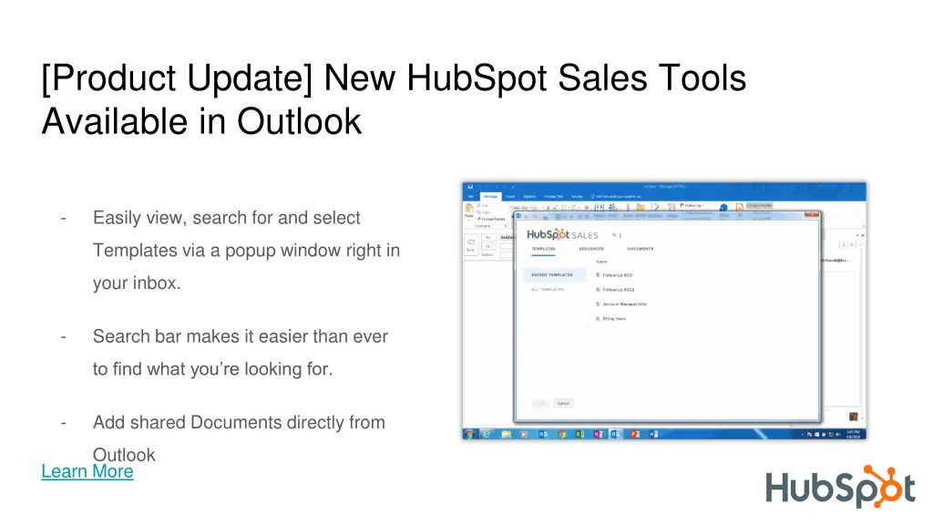 product update new hubspot sales tools available