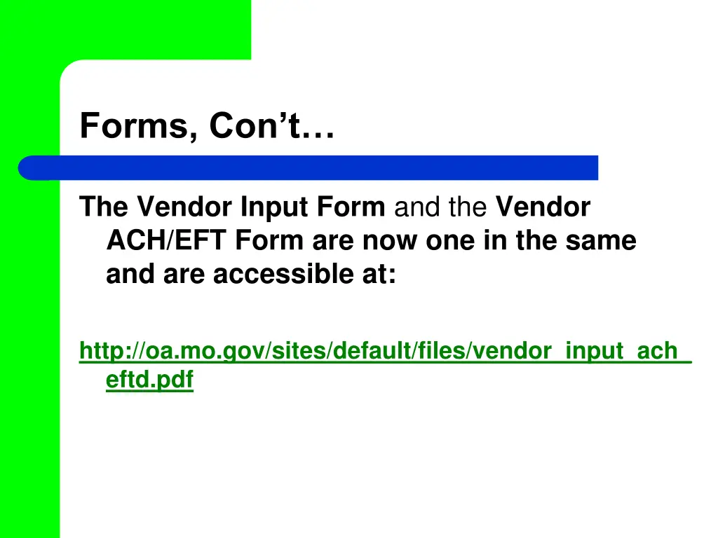 forms con t