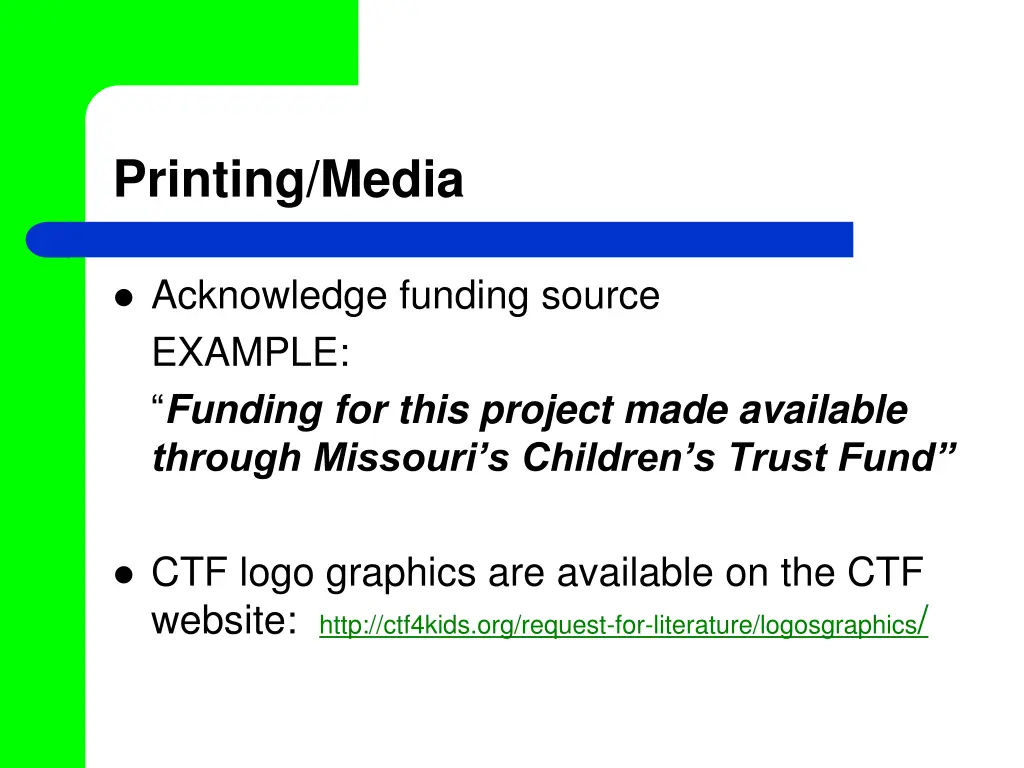 printing media