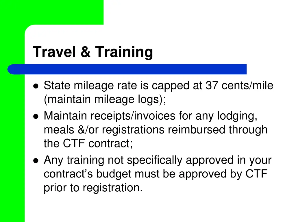 travel training