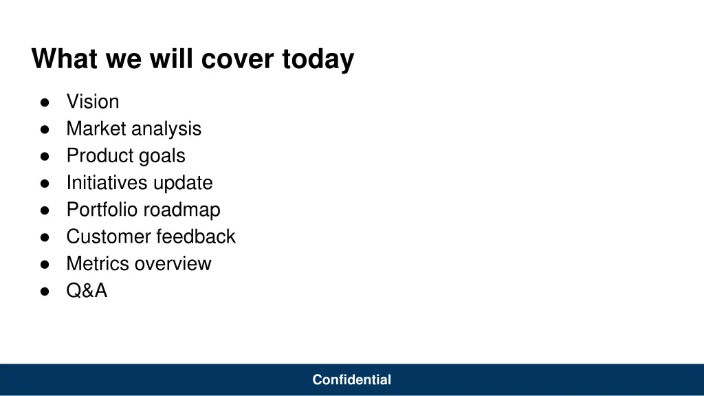 what we will cover today