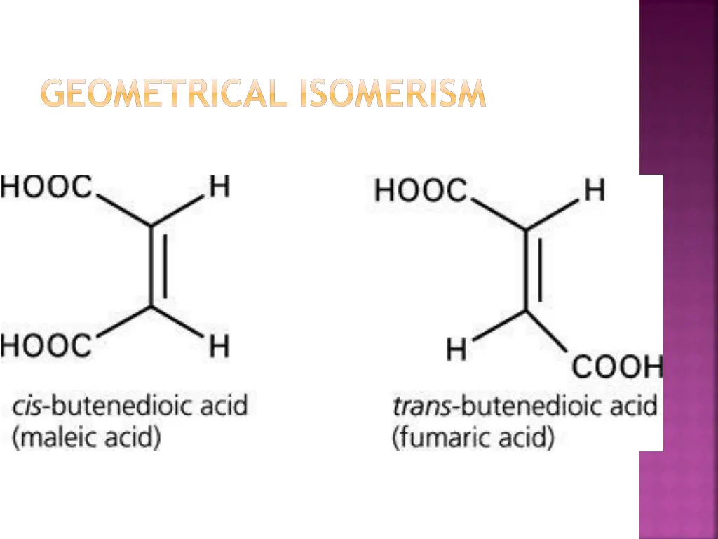 geometrical isomerism
