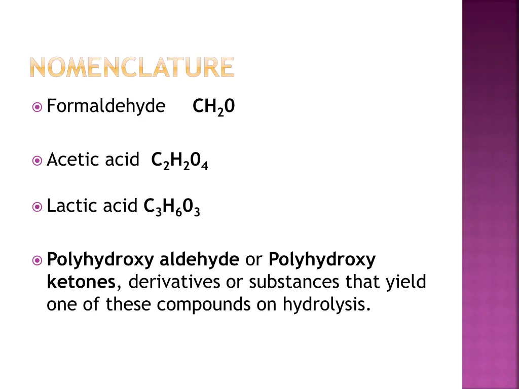 nomenclature 1