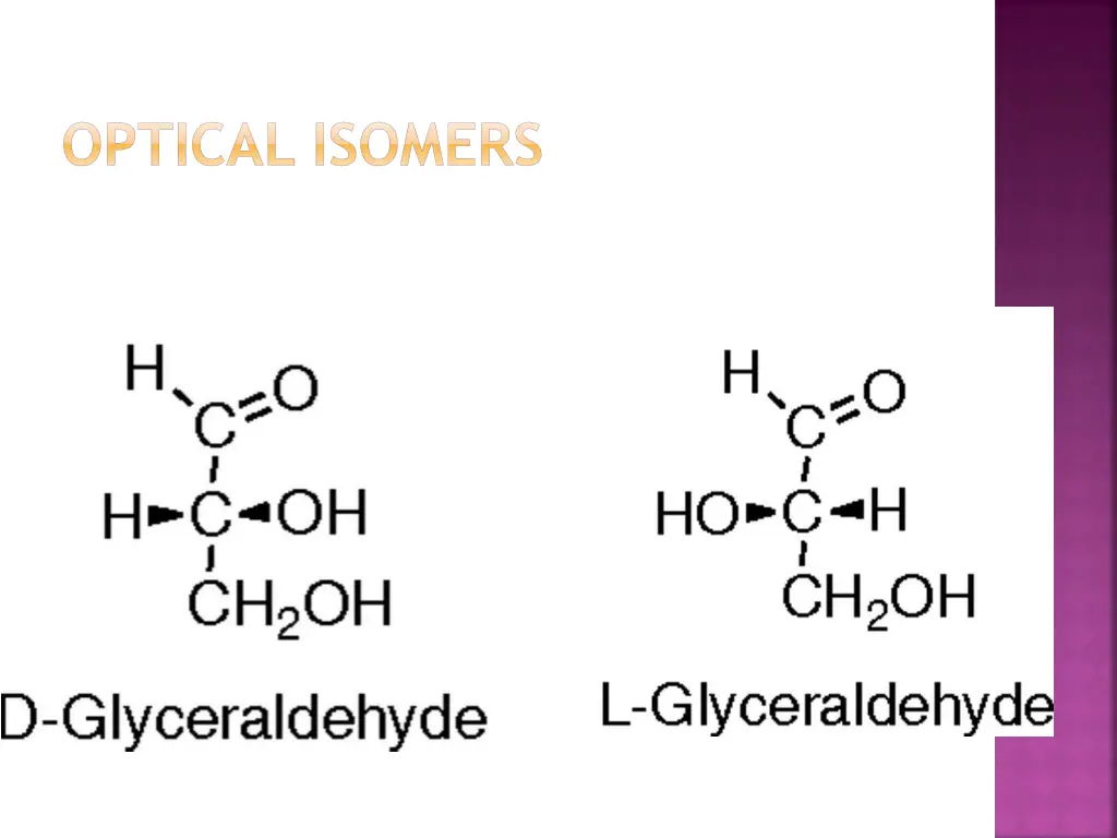 optical isomers
