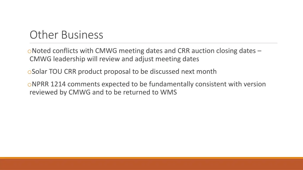 other business