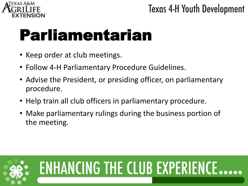 parliamentarian parliamentarian