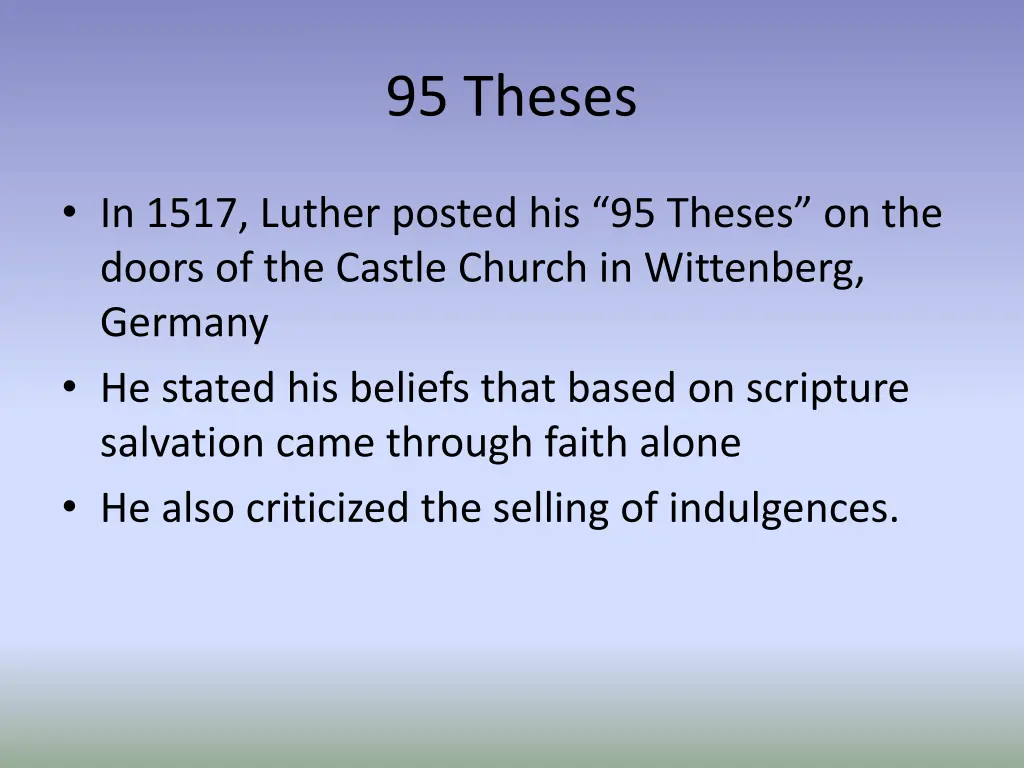 95 theses