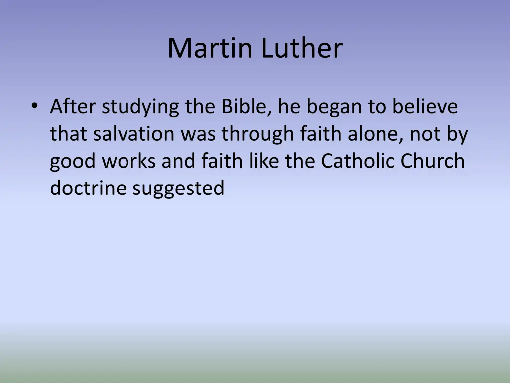 martin luther 1