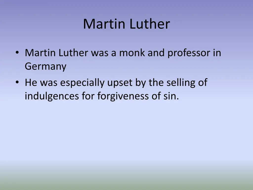 martin luther