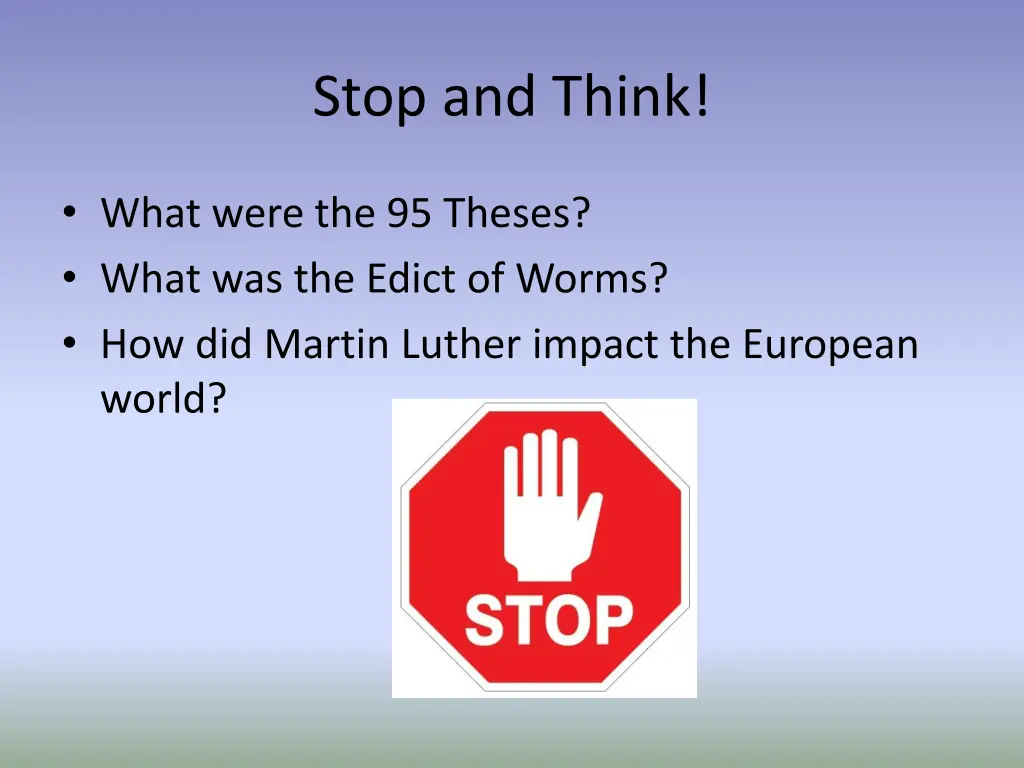 stop and think 1