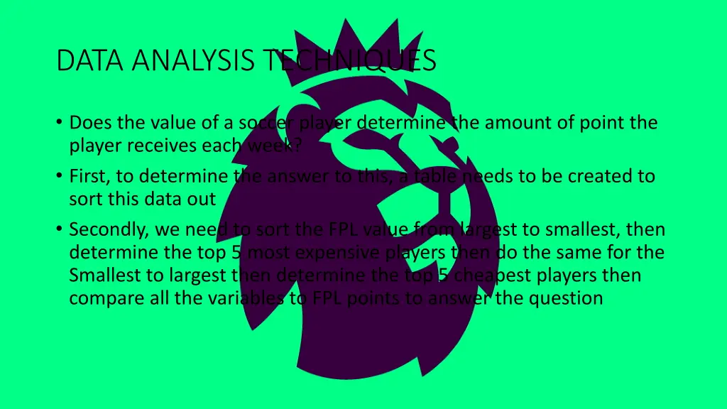 data analysis techniques