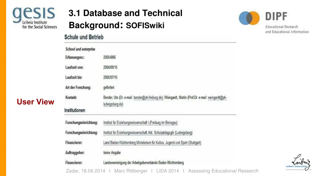 3 1 database and technical background sofiswiki 1