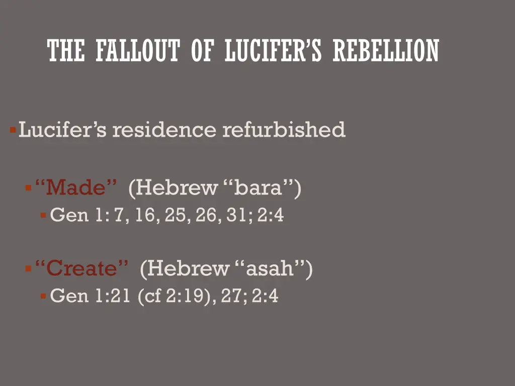 the fallout of lucifer s rebellion 2