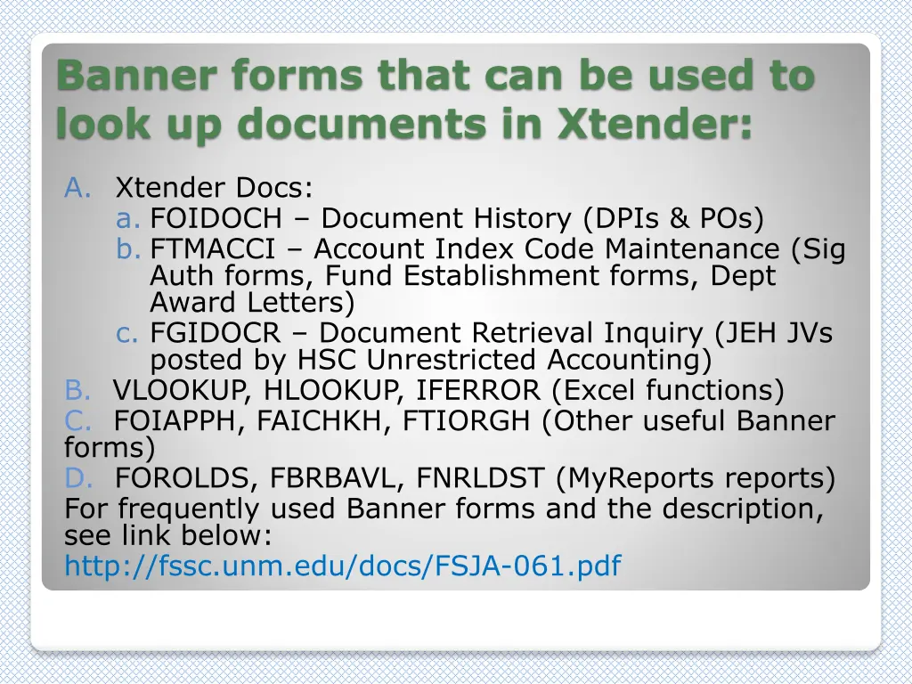 banner forms that can be used to look