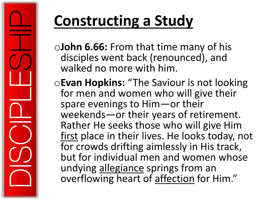 constructing a study 2