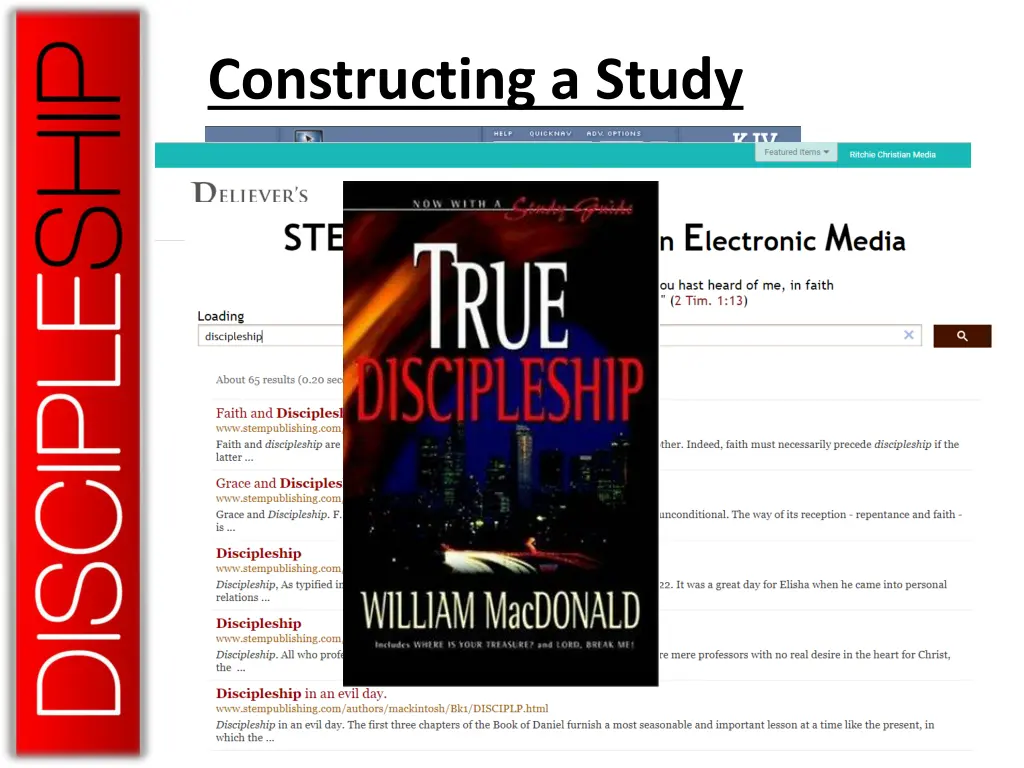 constructing a study
