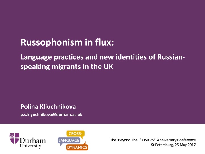russophonism in flux