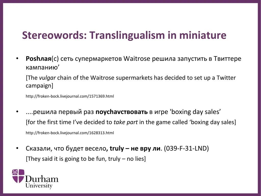 stereowords translingualism in miniature