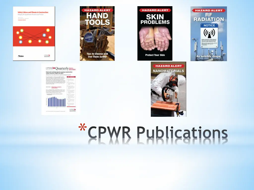cpwr publications