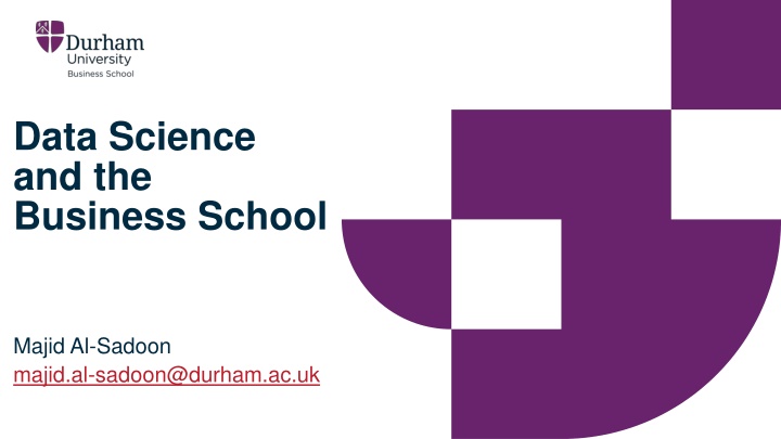 data science and the business school