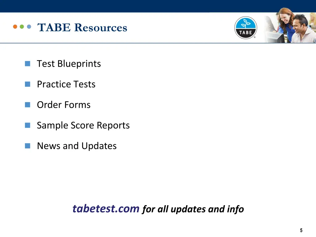 tabe resources