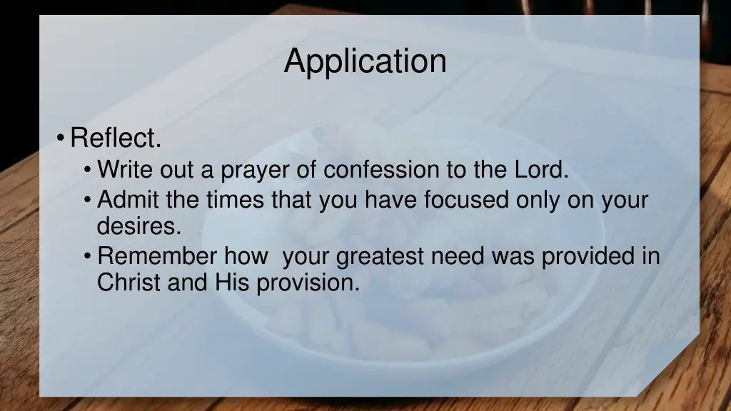 application