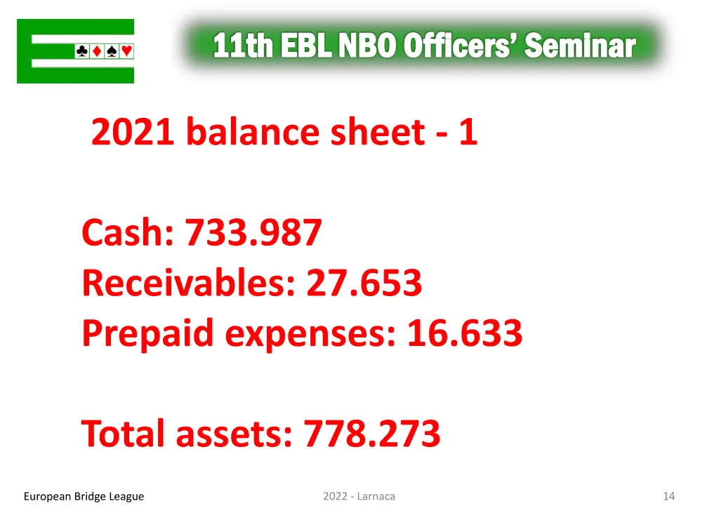 11th ebl nbo officers seminar 13