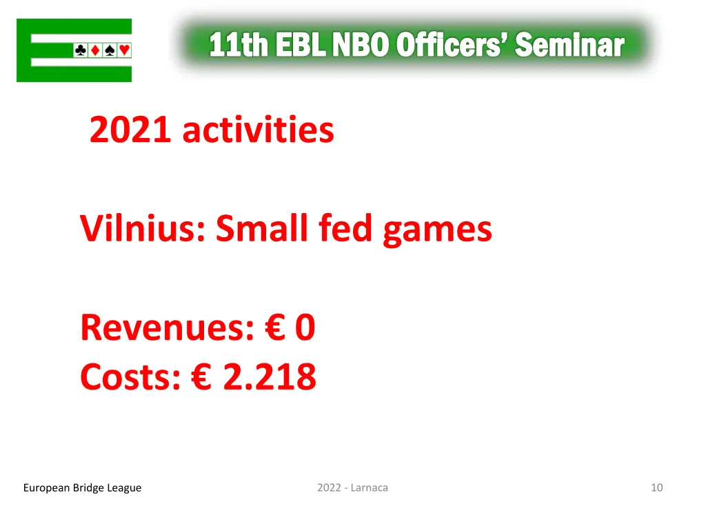 11th ebl nbo officers seminar 9