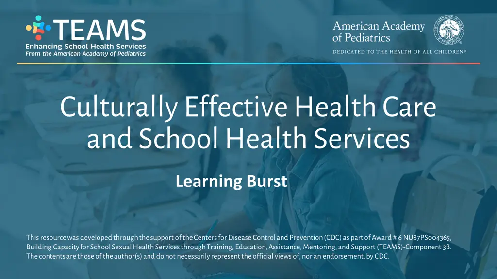 culturally effective health care and school