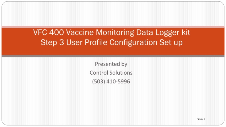 vfc 400 vaccine monitoring data logger kit step