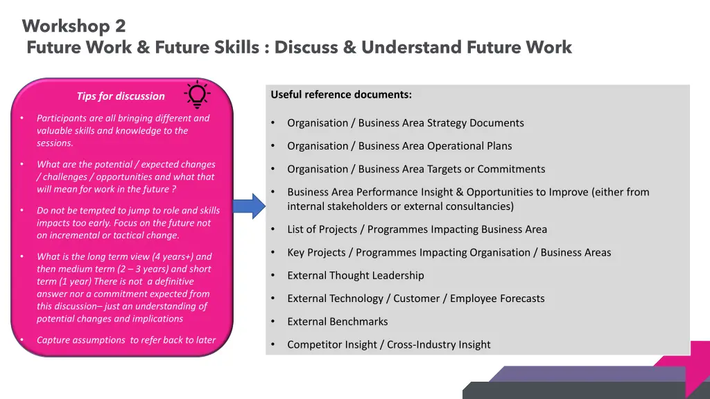 workshop 2 future work future skills discuss