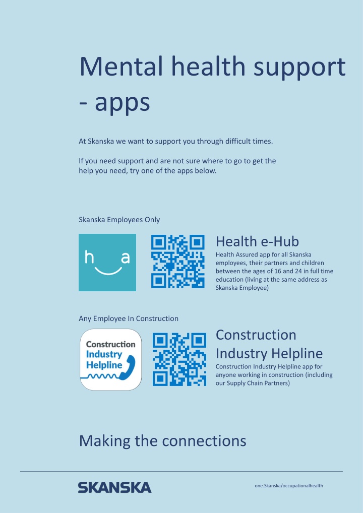 mental health support apps
