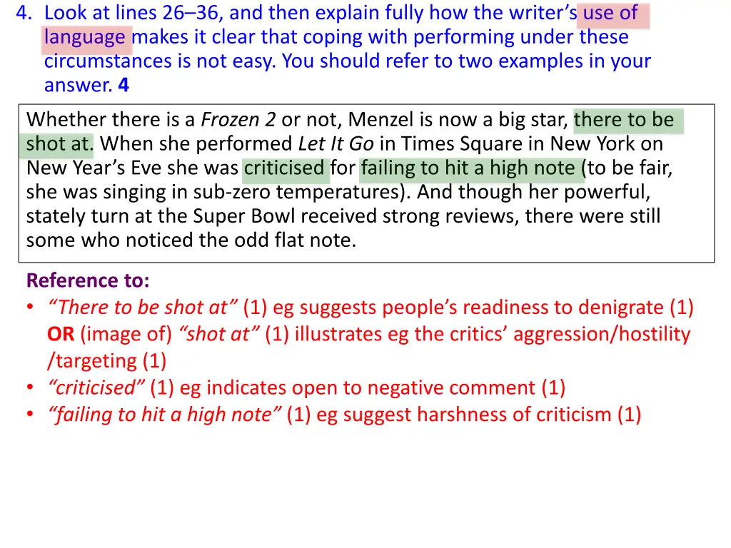 4 look at lines 26 36 and then explain fully 1